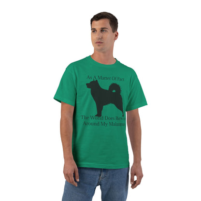 Matter Of Fact Malamute Men's Short-Sleeve Crewneck Tee