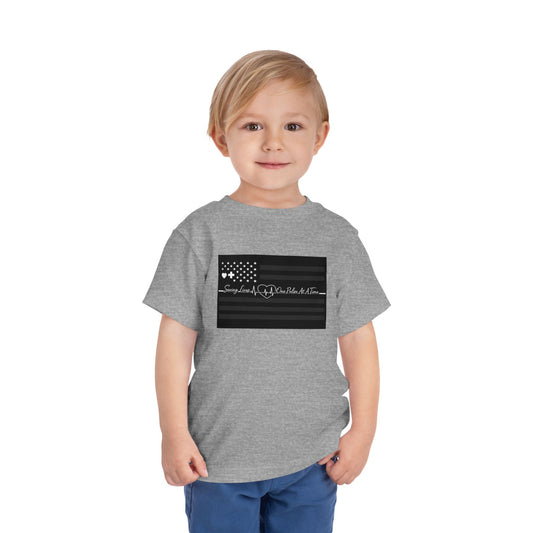Thin White Line Toddler Unisex Short Sleeve Crewneck Tee