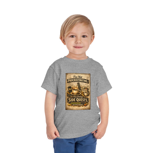 Procrastinating Toddler Unisex Short Sleeve Crewneck Tee
