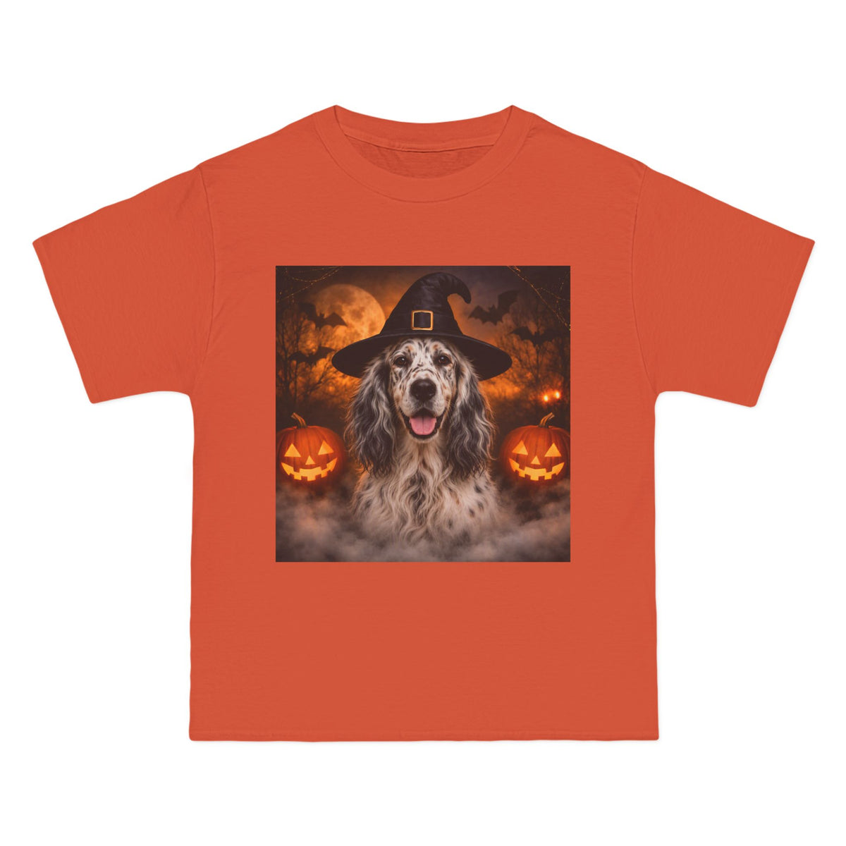 Witch Hat Pack English Setter Men's Short-Sleeve Crewneck Tee
