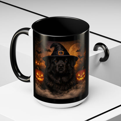 Witch Hat Pack Newfie 2-Tone Coffee Mug