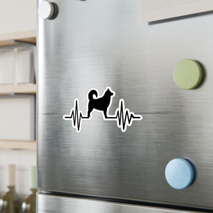 My Heart Beats For Malamutes Vinyl Decal
