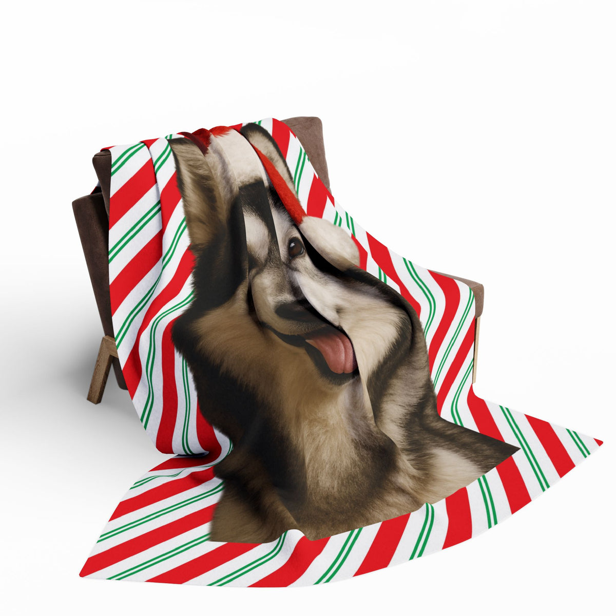 Santa Paws Malamute Arctic Fleece Blanket