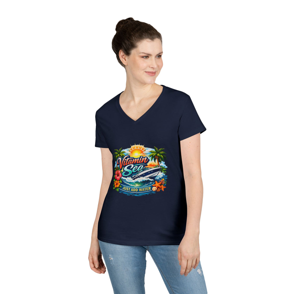 Vitamin Sea Women's V-Neck Tee