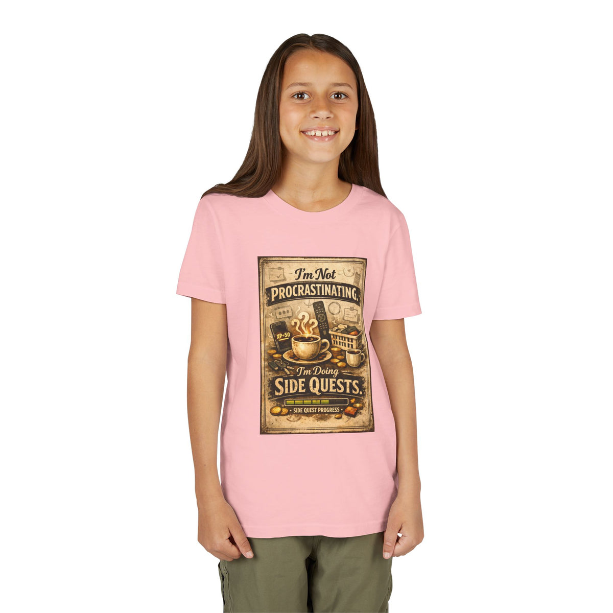 Procrastinating Youth Unisex Short Sleeve Crewneck Tee
