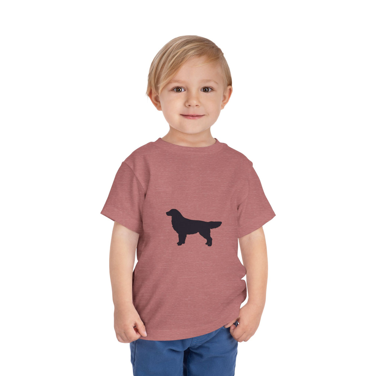 Golden Silhouette Toddler Unisex Short Sleeve Crewneck Tee