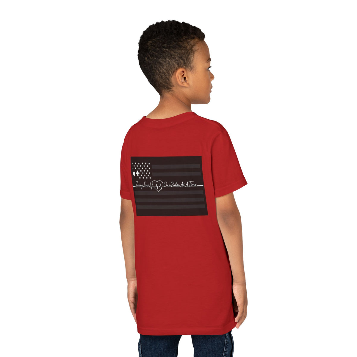 Thin White Line Youth Unisex Short Sleeve Crewneck Tee