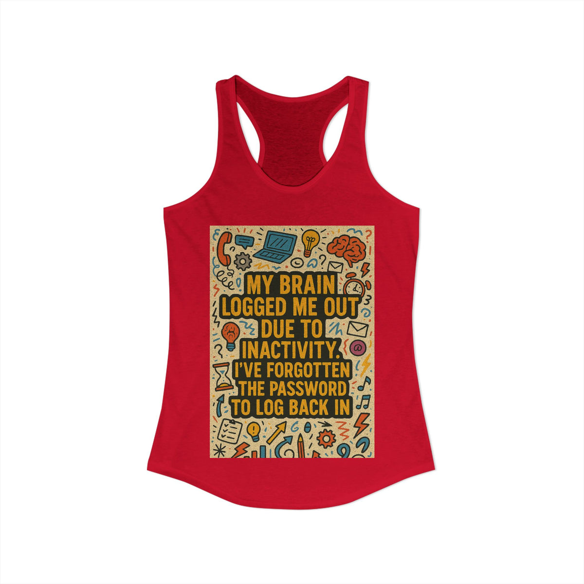 Logged Out Women's Racerback Tank