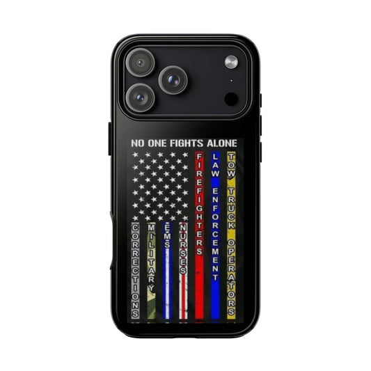 No One Fights Alone iPhone Case