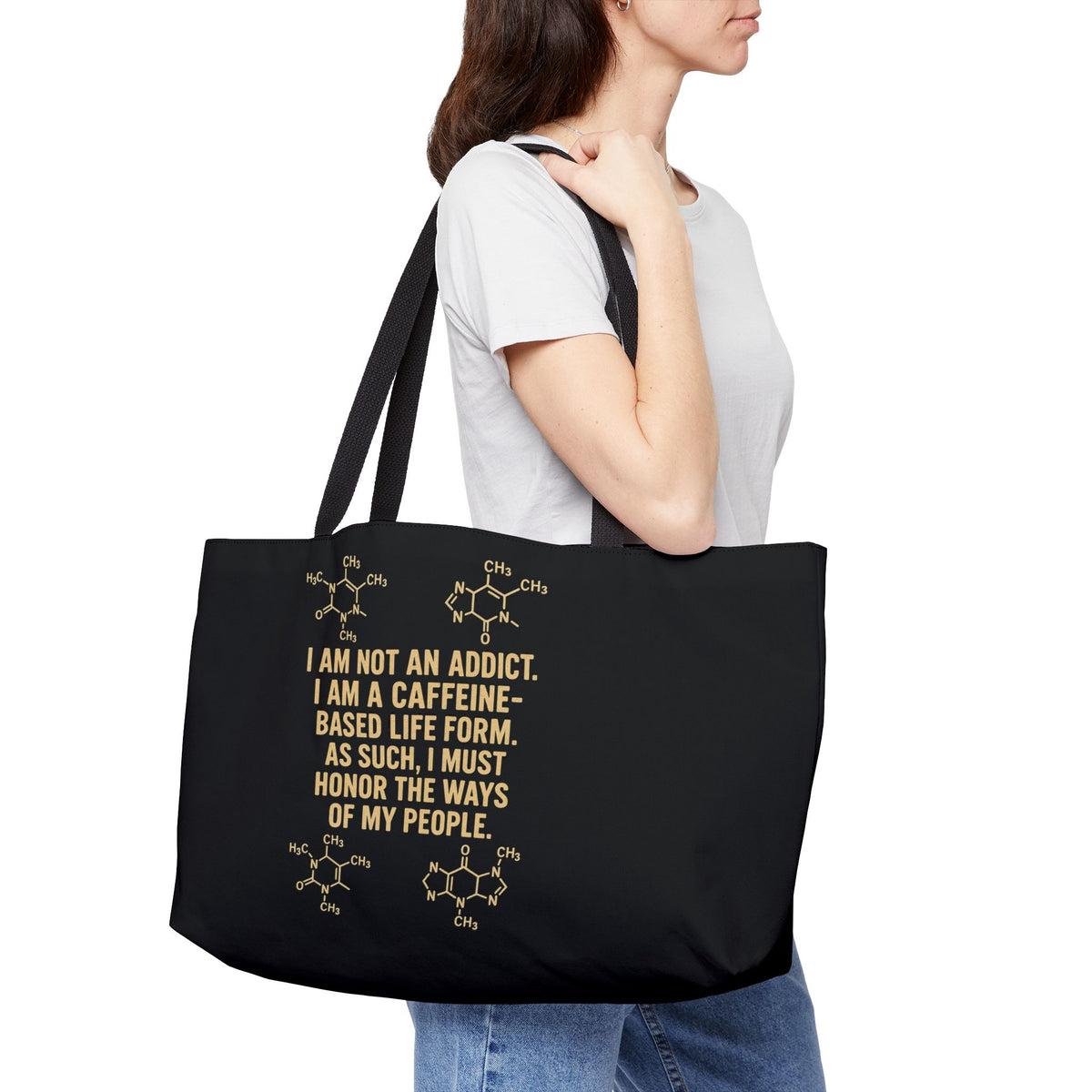 Not An Addict Weekender Tote Bag