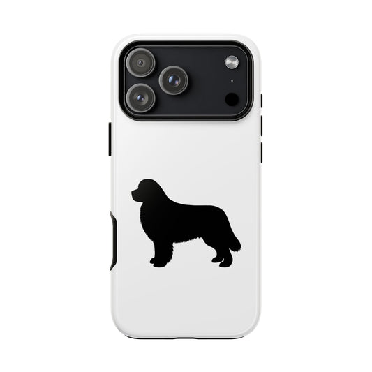 Newfie Silhouette iPhone Case