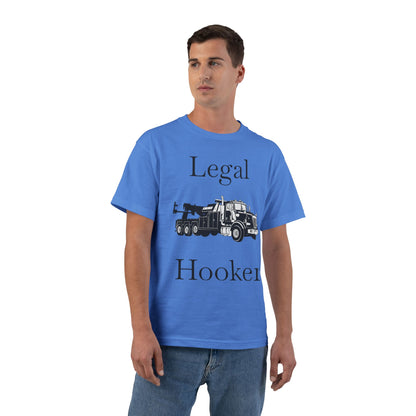 Legal H**ker Heavy Tow Truck Men's Short-Sleeve Crewneck Tee