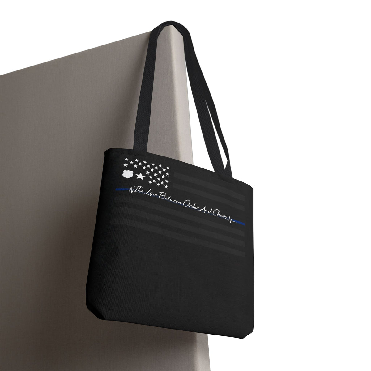Thin Blue Line Tote Bag