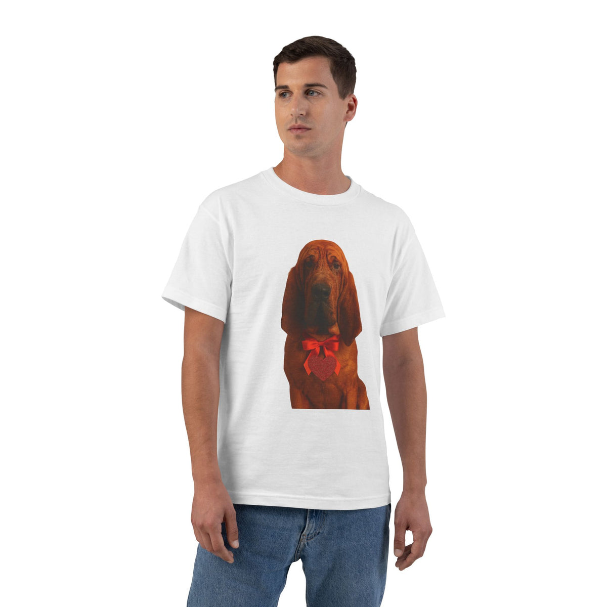 Cupid's Companion Bloodhound Men's Short-Sleeve Crewneck Tee