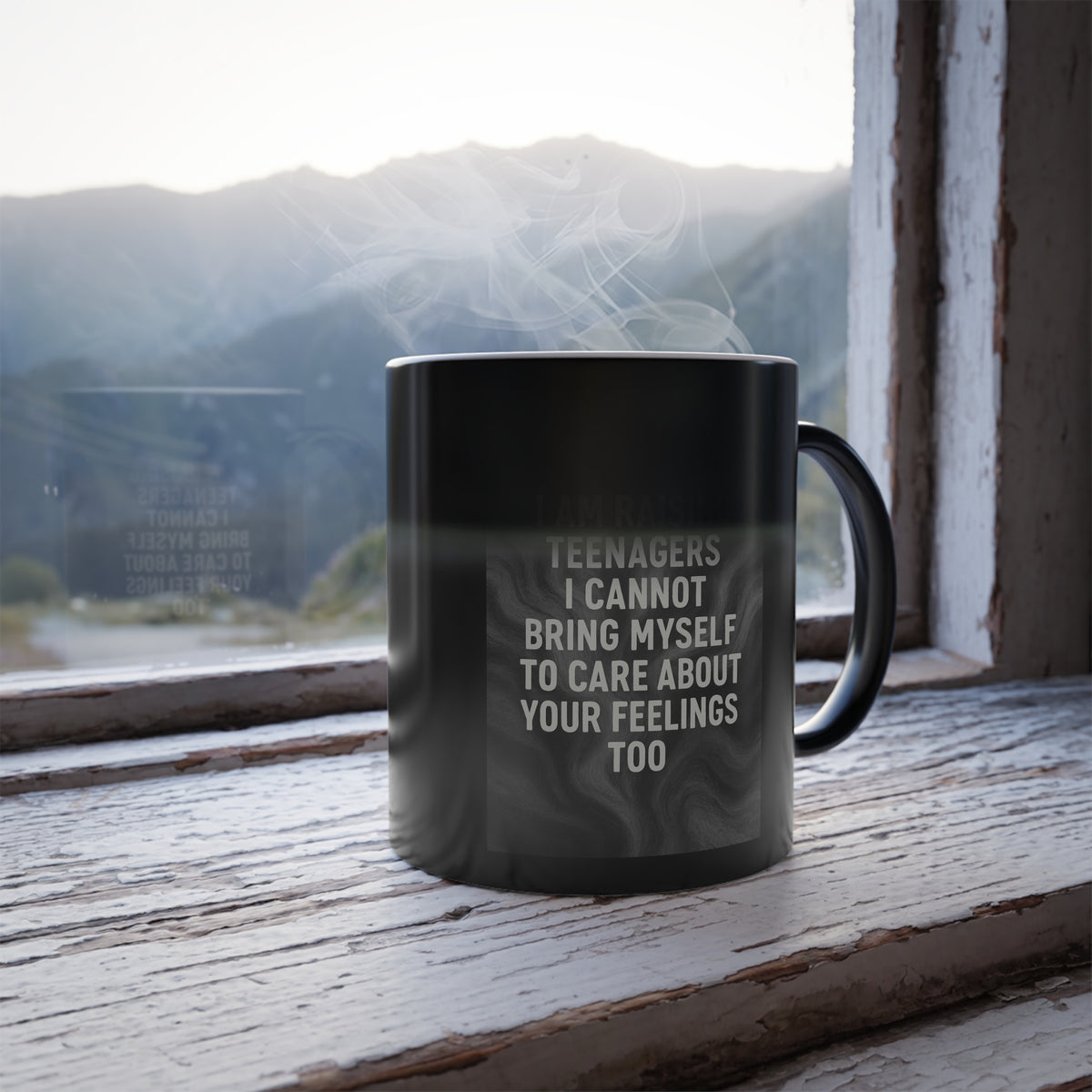 Raising Teenagers Color Changing Mug