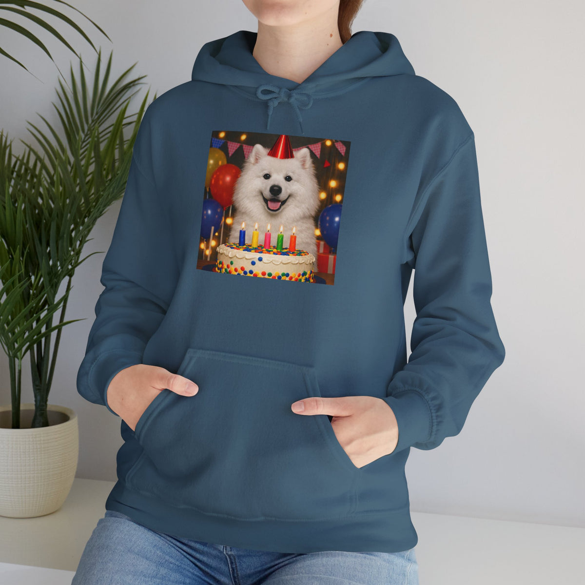 Birthday Buddy Samoyed Unisex Hoodie