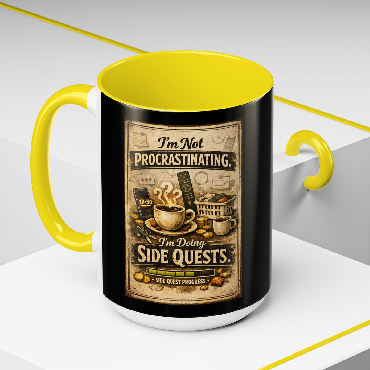 Procrastinating 2-Tone Coffee Mug