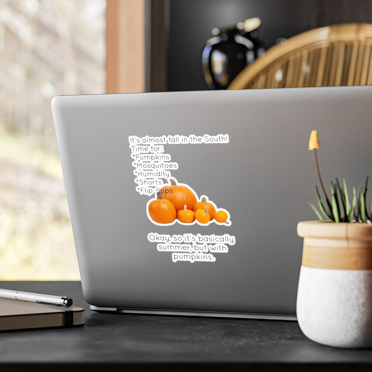 Fall In The South Vinyl Decal