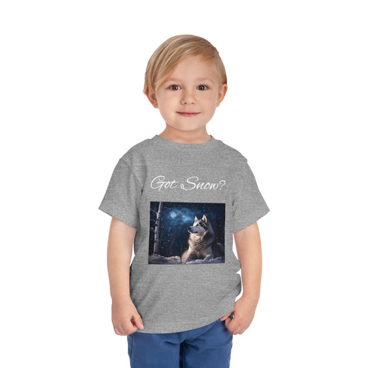 Got Snow? Toddler Unisex Short Sleeve Crewneck Tee