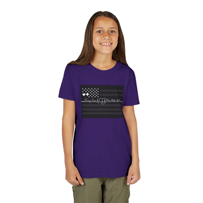 Thin White Line Youth Unisex Short Sleeve Crewneck Tee