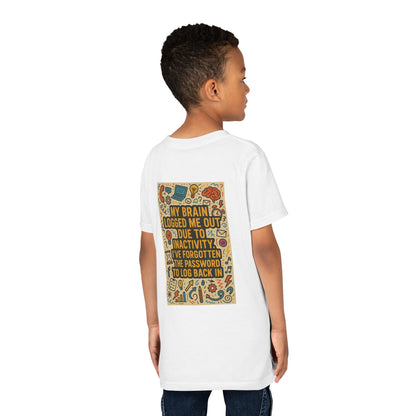 Logged Out Youth Unisex Short Sleeve Crewneck Tee