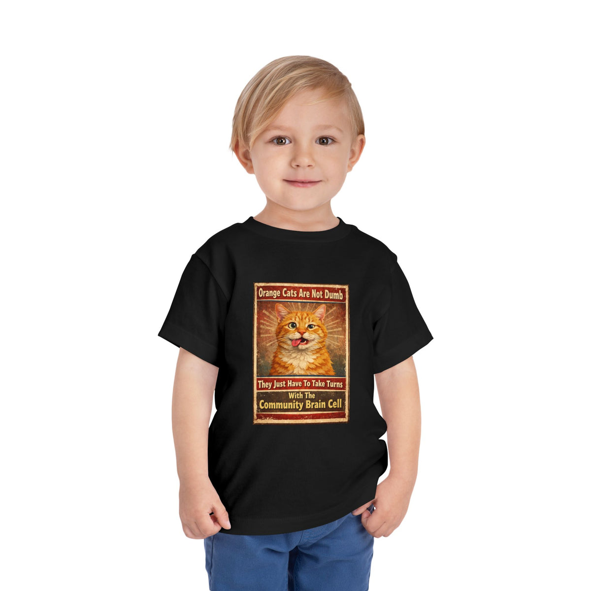 Community Brain Cell Toddler Unisex Short Sleeve Crewneck Tee