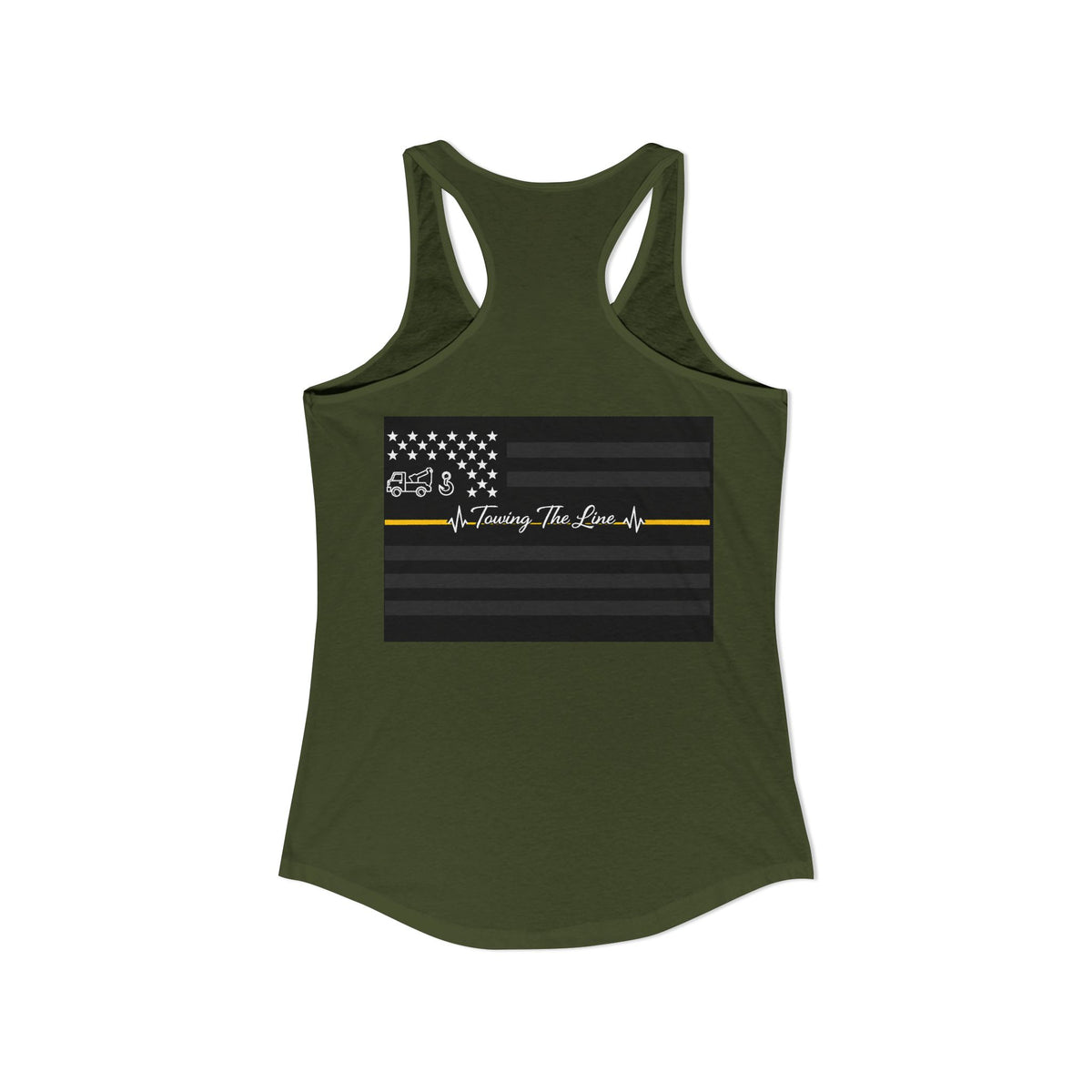 Thin Yellow Line Women's Racerback Tank