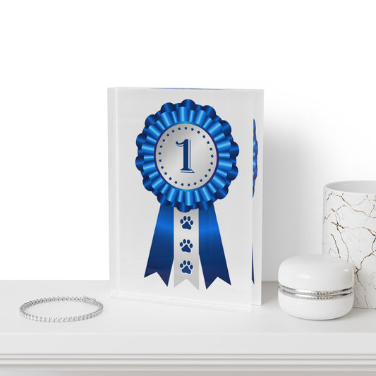Show Ribbon Acrylic Photo Block