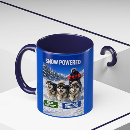 Snow Powered 2-Tone Coffee Mug