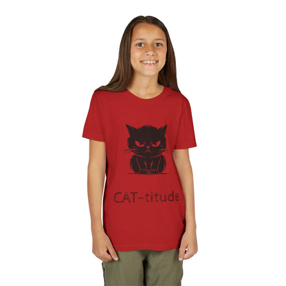 CAT-titude Youth Unisex Short Sleeve Crewneck Tee