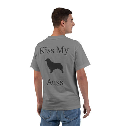 Kiss My Auss Men's Short-Sleeve Crewneck Tee