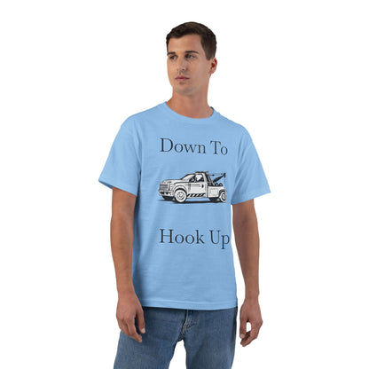 Down To Hook Up Men's Short-Sleeve Crewneck Tee