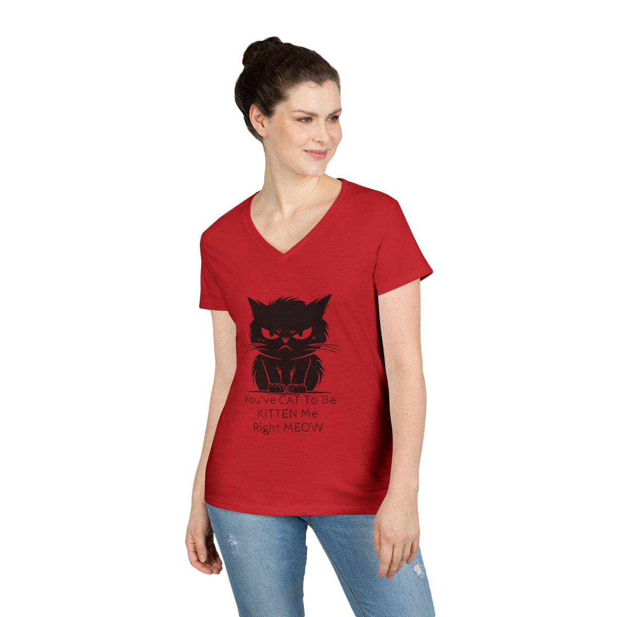 KITTEN Me Women's V-Neck Tee