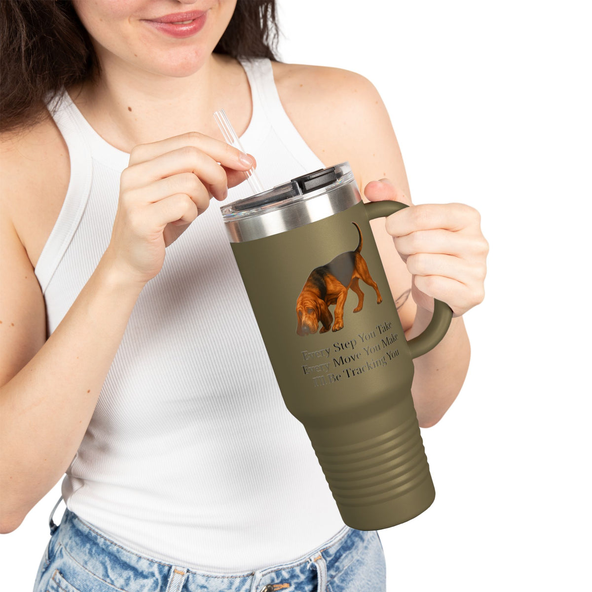 Tracking You Insulated Travel Mug