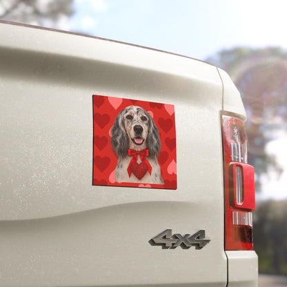 Cupid's Companion English Setter Indoor/Outdoor Magnet