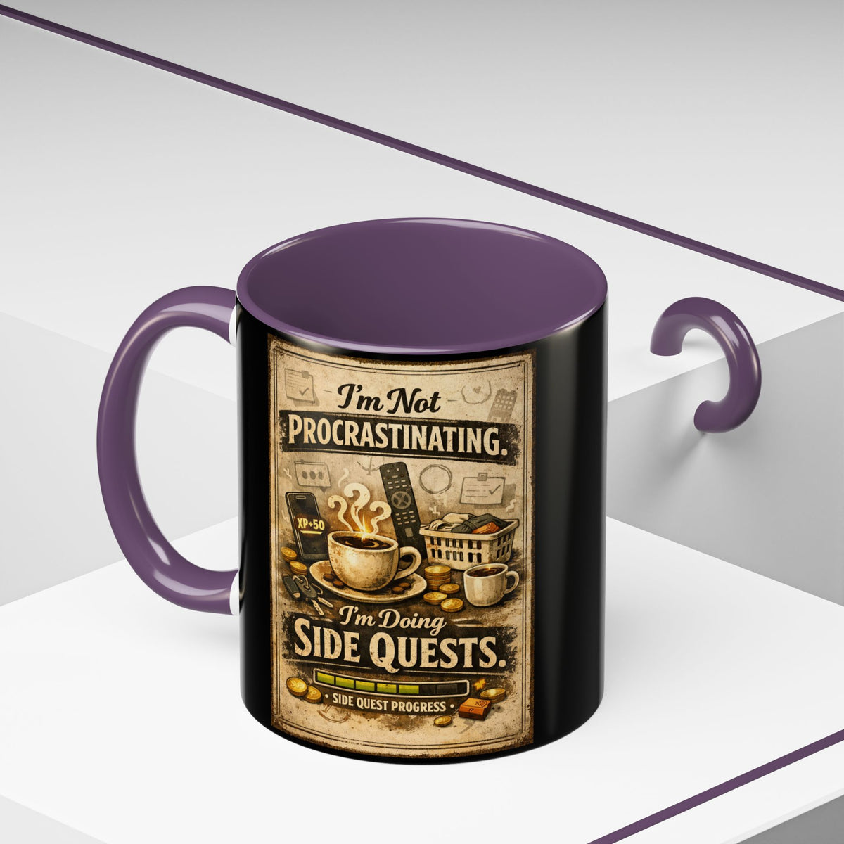 Procrastinating 2-Tone Coffee Mug