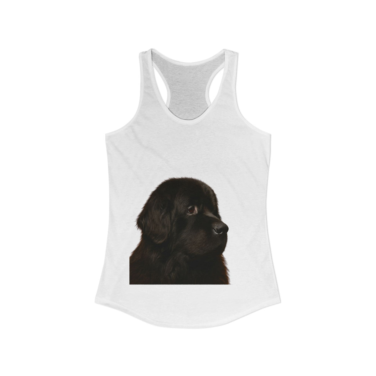 Newfie Head Women's Racerback Tank
