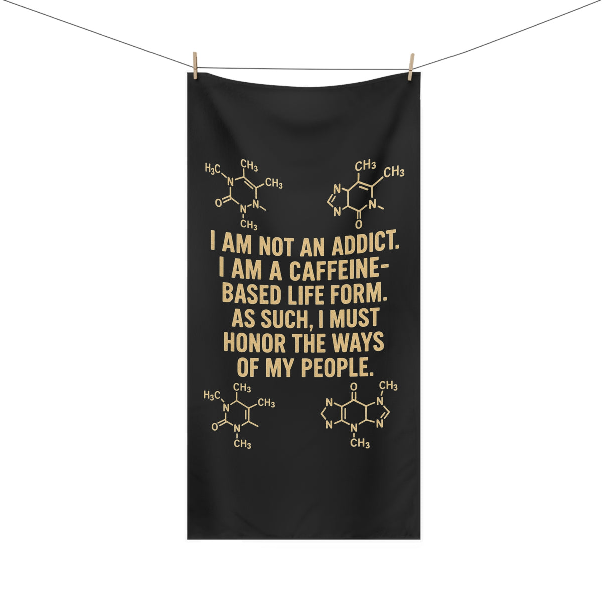 Not An Addict Mink-Cotton  Beach Towel