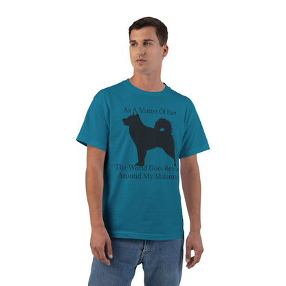 Matter Of Fact Malamute Men's Short-Sleeve Crewneck Tee