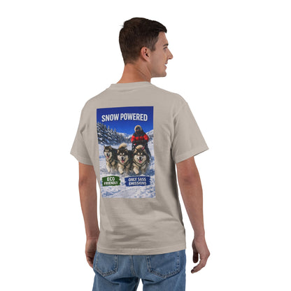 Snow Powered Men's Short-Sleeve Crewneck Tee