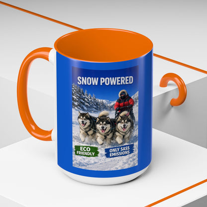 Snow Powered 2-Tone Coffee Mug