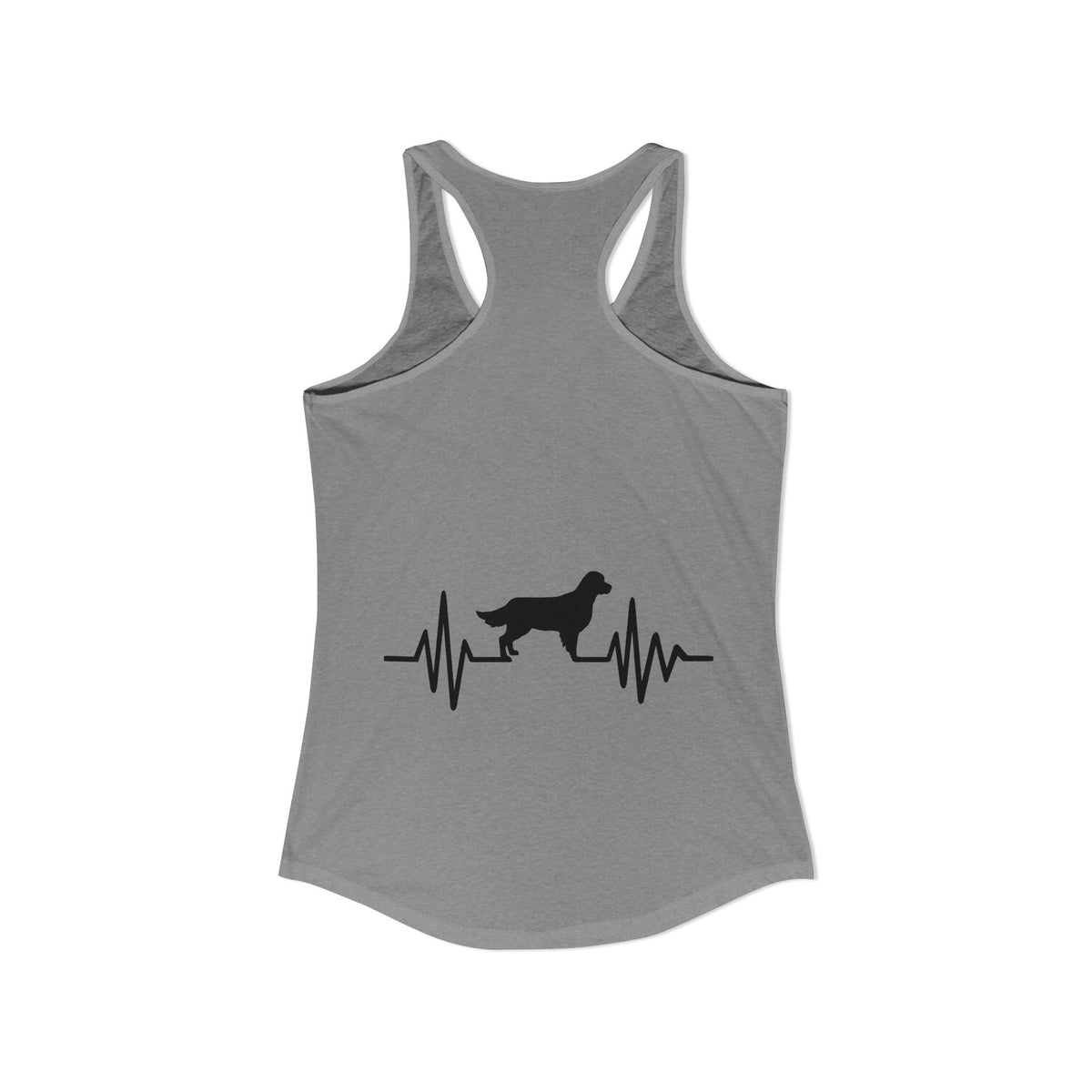 My Heart Beats For Goldens Women's Racerback Tank