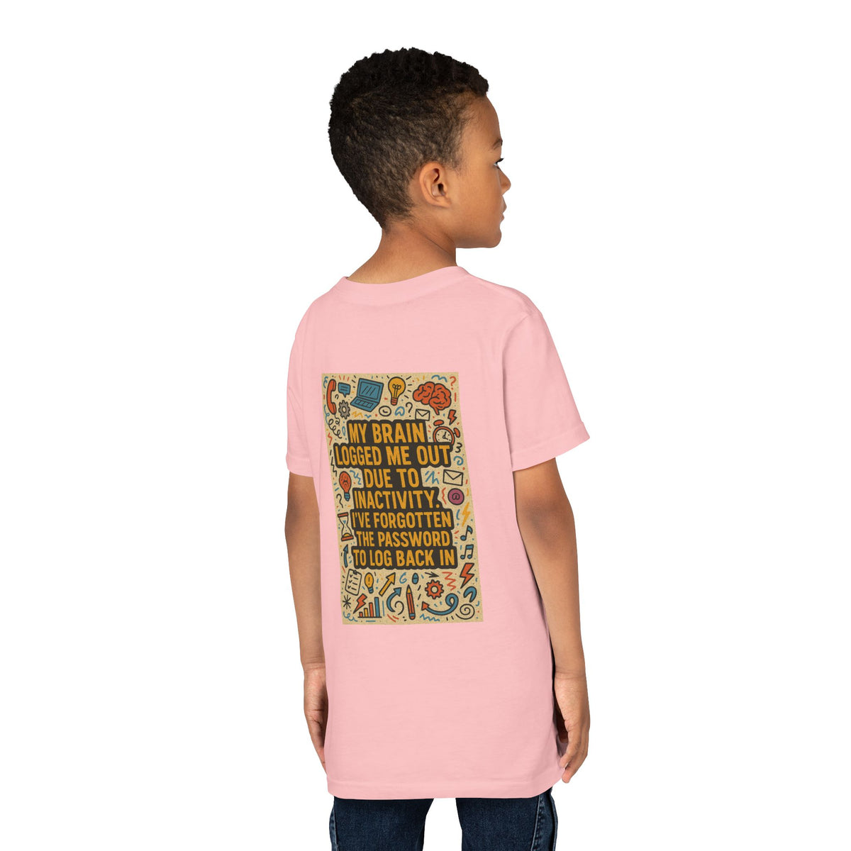 Logged Out Youth Unisex Short Sleeve Crewneck Tee