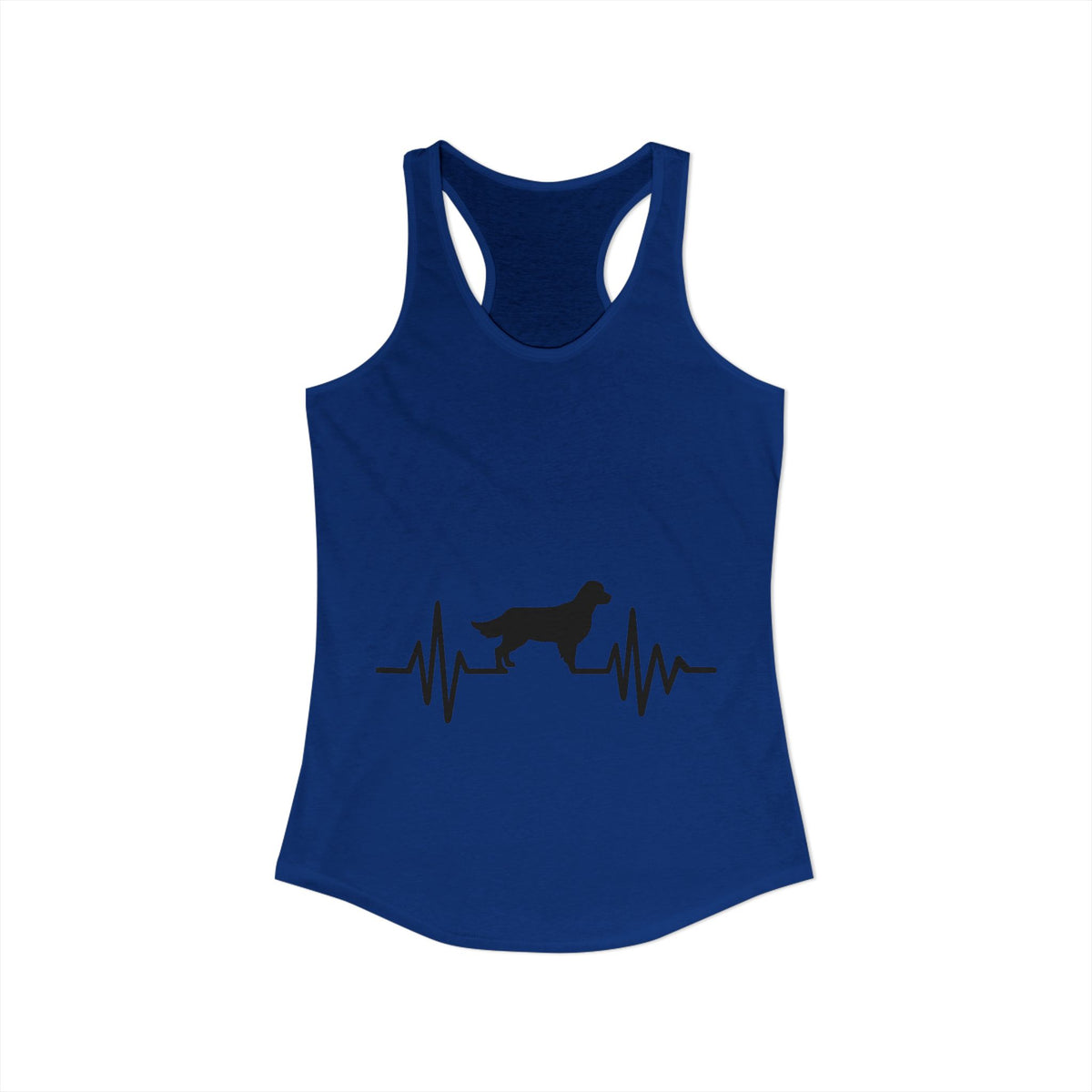 My Heart Beats For Goldens Women's Racerback Tank