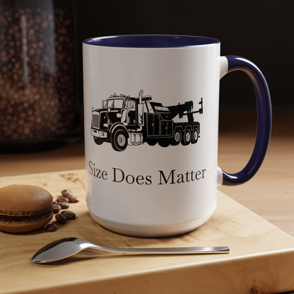 Size Does Matter 2-Tone Coffee Mug