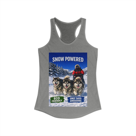 Snow Powered Women's Racerback Tank