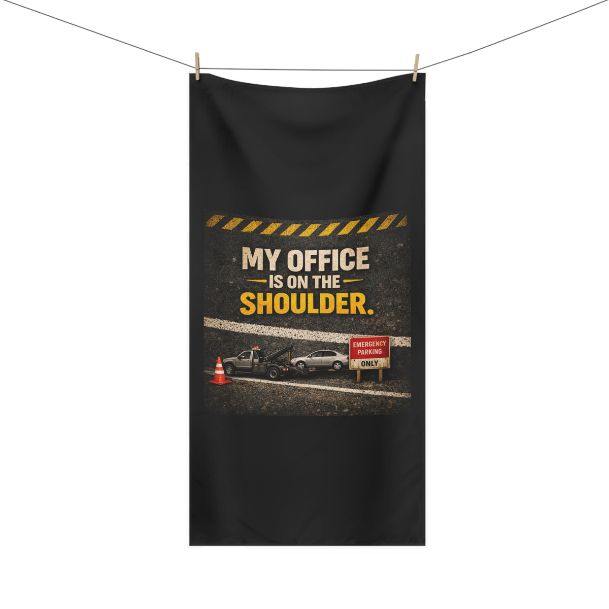 My Office Mink-Cotton  Beach Towel