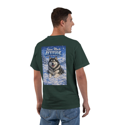 Snow Much Attitude Men's Short-Sleeve Crewneck Tee