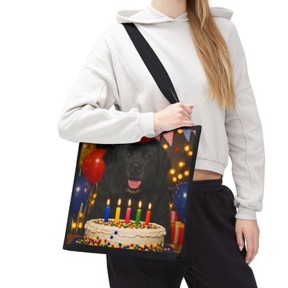 Birthday Buddy Newfie Tote Bag