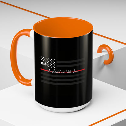 Thin Red Line 2-Tone Coffee Mug